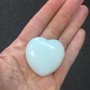 Opalite crystal worry palm stone